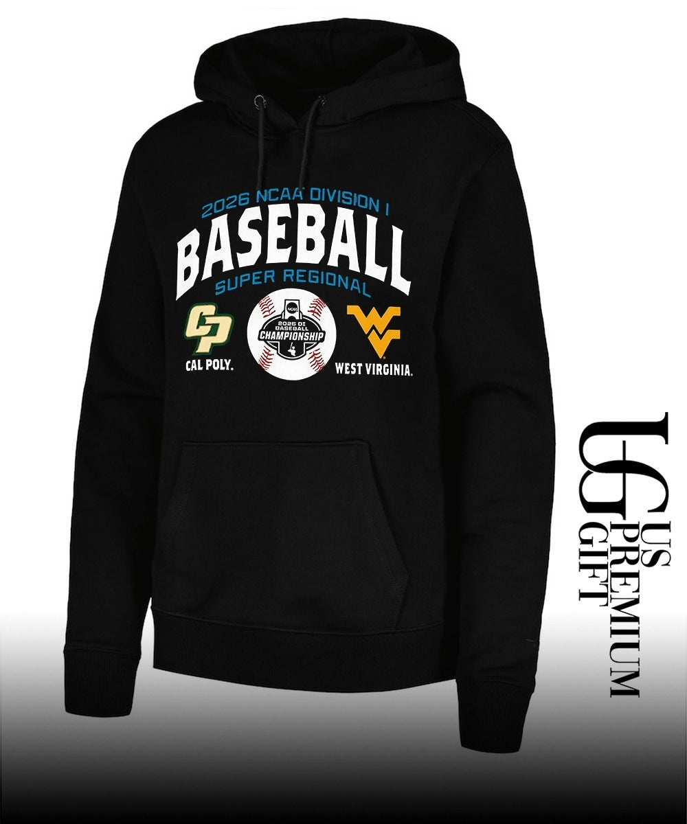Cal Poly Mustangs vs West Virginia Mountaineers 2026 NCAA Division I Baseball Super Regional shirt