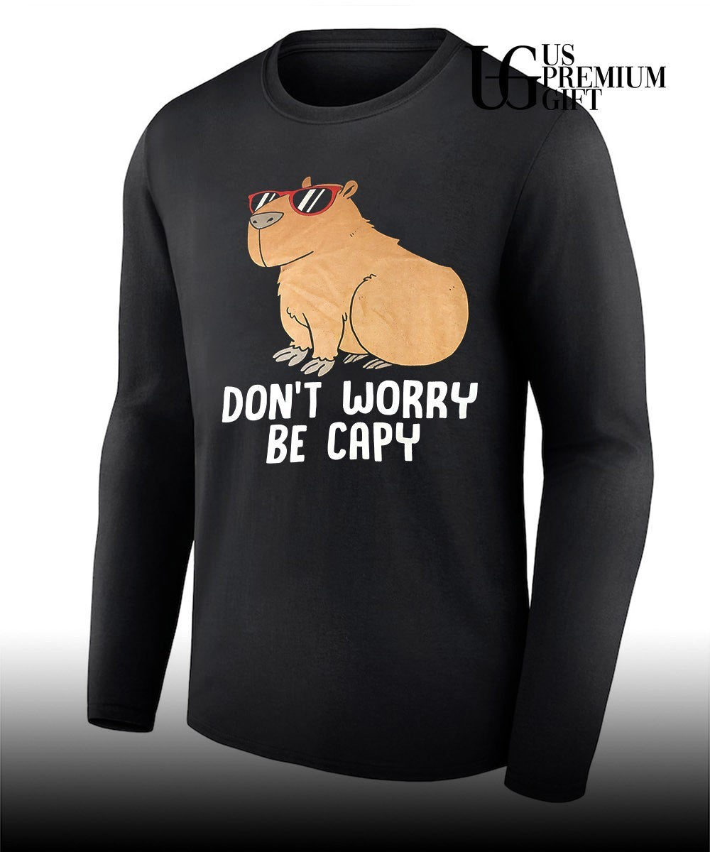 Capybara don’t worry be capy shirt