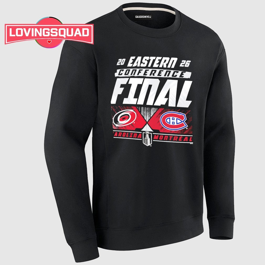 Carolina Hurricanes vs Montreal Canadiens Eastern Conference Final 2026 shirt