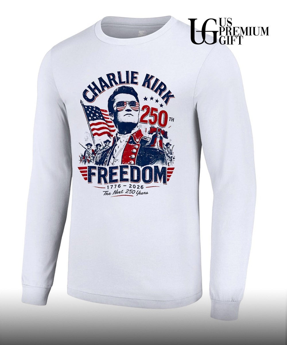 Charlie Kirk Freedom USA 250th Anniversary 1776-2026 shirt