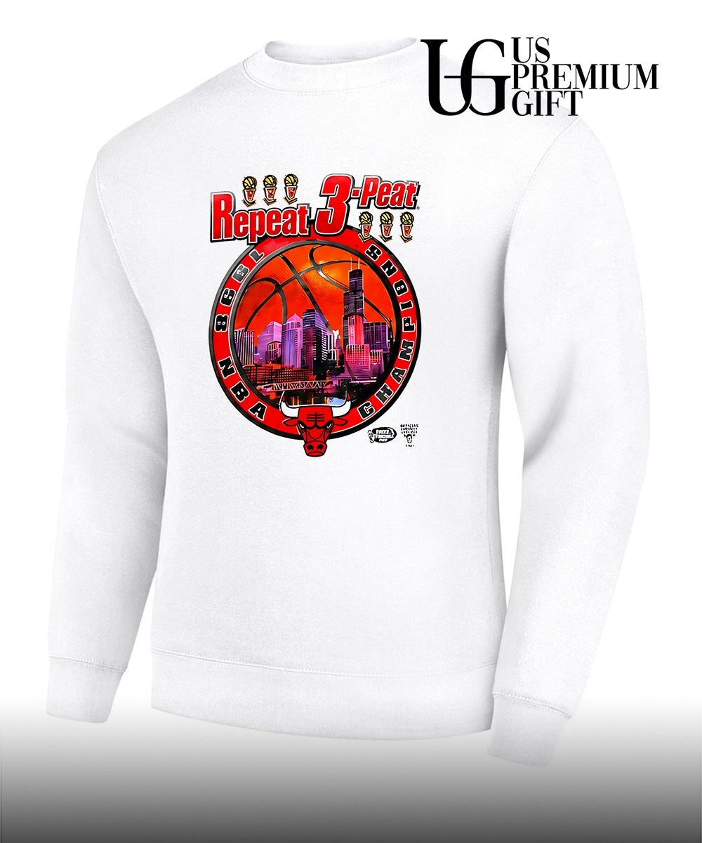 Chicago Bulls NBA 1998 Repeat 3-Peat Champions shirt