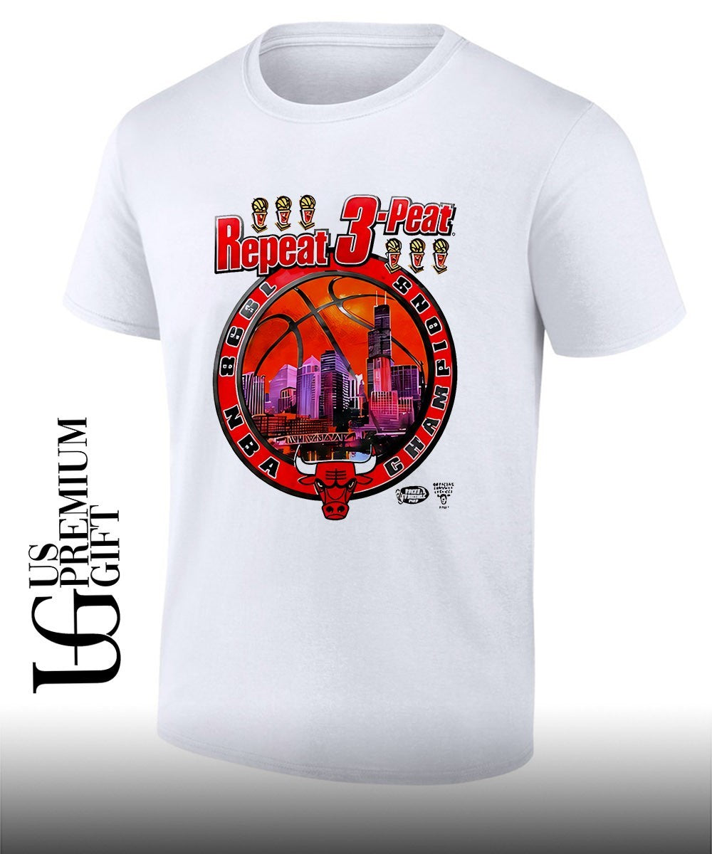 Chicago Bulls NBA 1998 Repeat 3-Peat Champions shirt