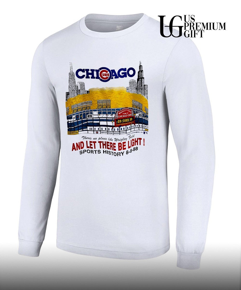 Chicago Cubs Let There Be Light Wrigley Field Stadium 1988 shirt
