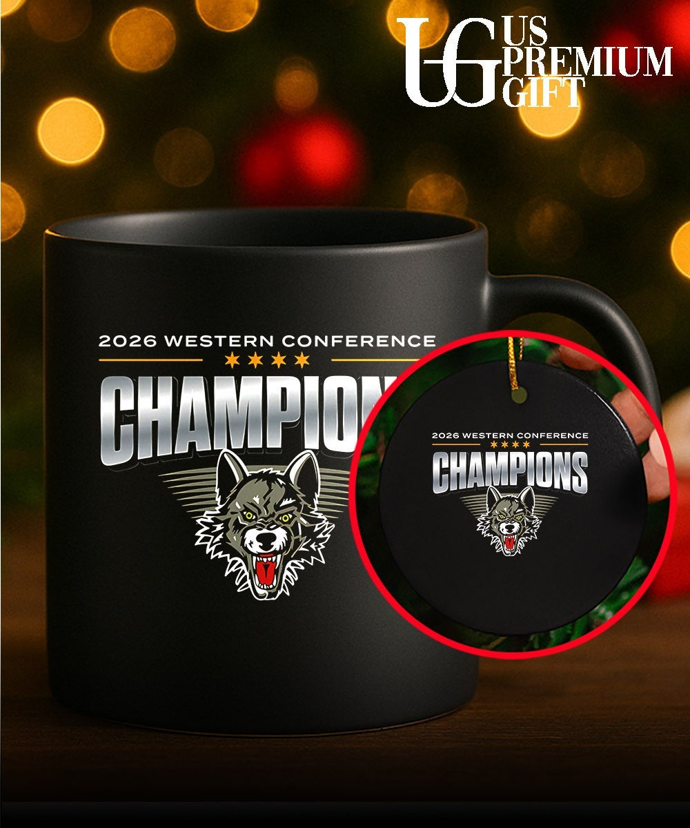 Chicago Wolves 2026 Western Conference Champions T-T-shirt