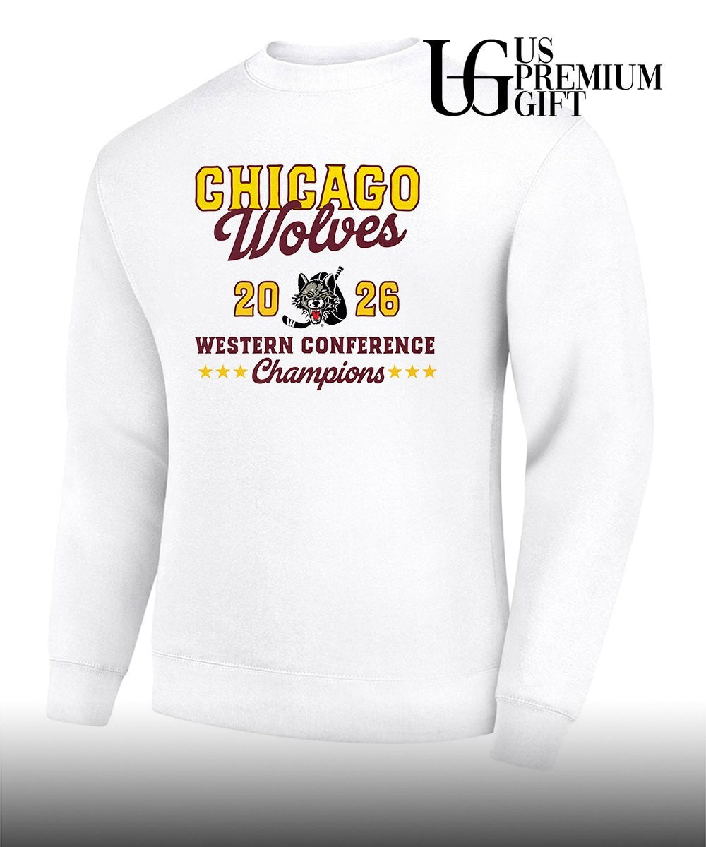 Chicago Wolves 2026 Western Conference Champions T-shirt