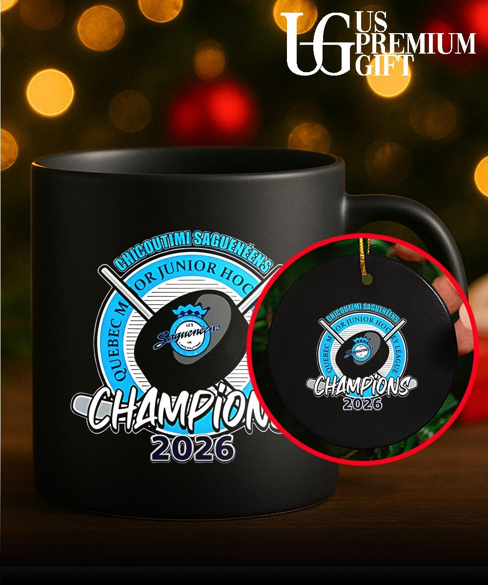 Chicoutimi Saguenéens 2026 Quebec Maritimes Junior Hockey League Champions shirt