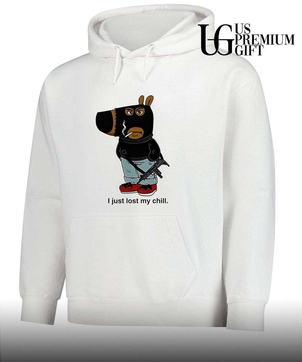 Chill Guy I just lost my chill guy with gun meme shirt