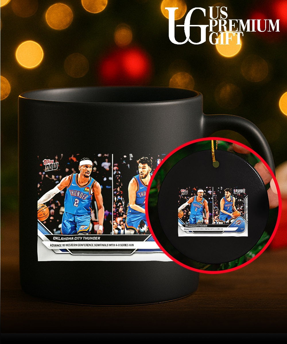 City Thunder Thunder 2025 26 NBA Topps now trading card shirt