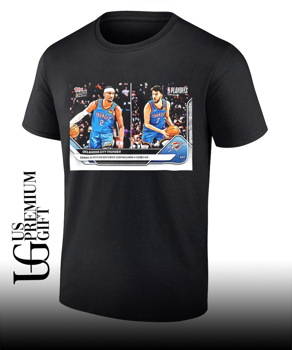 City Thunder Thunder 2025 26 NBA Topps now trading card shirt