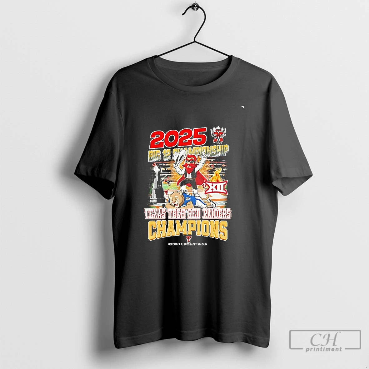 Classic 2025 Big 12 Championship Texas Tech Red Raiders Champions Chriast T-Shirts, Hoodie, Sweatshirt | PopFlextees.com