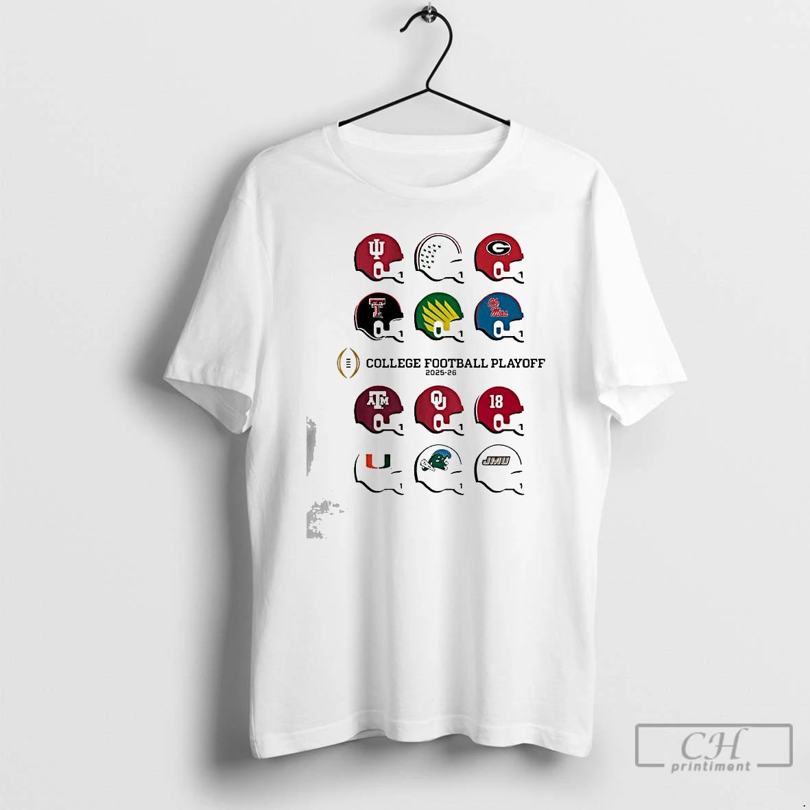 Classic 2025 Cfp Field Toy Team Helmets T-Shirts, Hoodie, Sweatshirt | PopFlextees.com