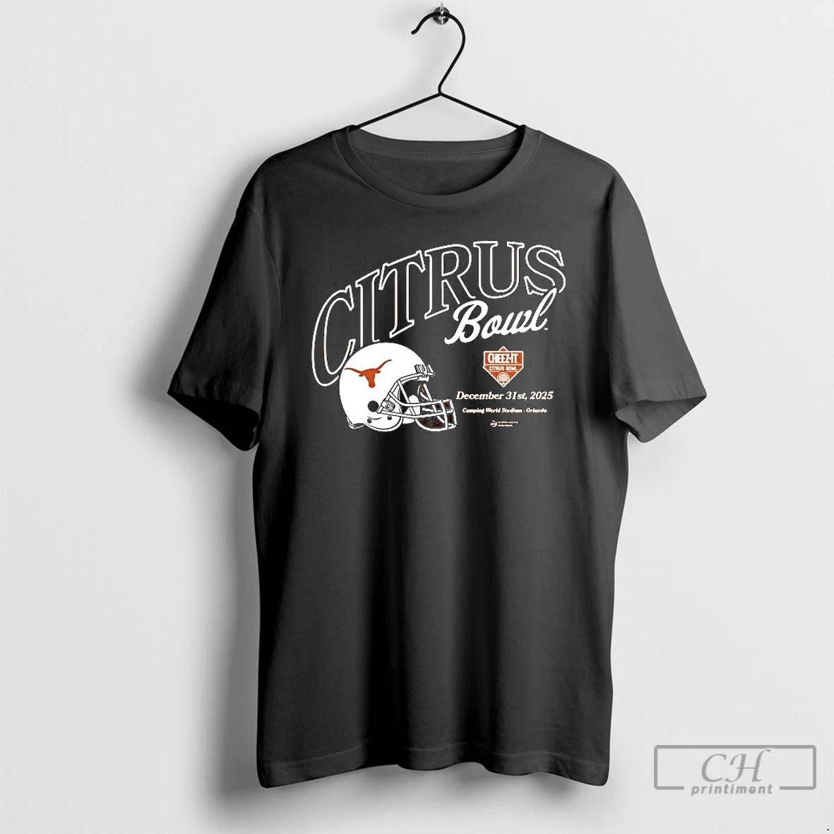 Classic 2025 Cheez It Citrus Bowl Texas December 31st 2025 Helmet T-Shirts, Hoodie, Sweatshirt | PopFlextees.com