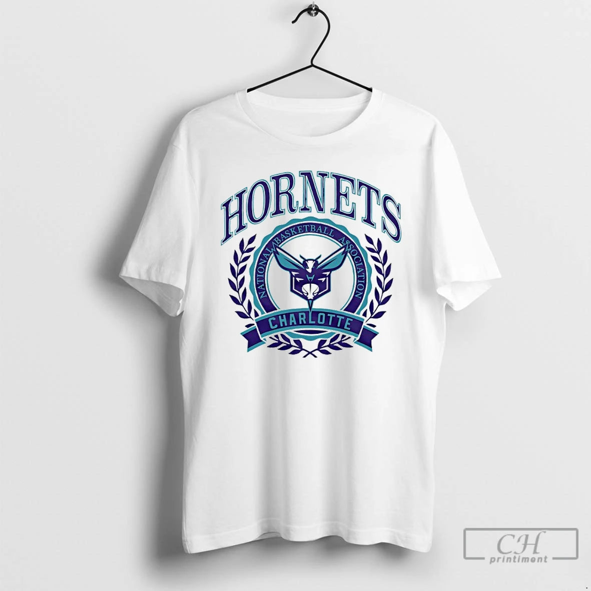 Classic 2025 Nba Charlotte Hornets Crest T-Shirts, Hoodie, Sweatshirt | PopFlextees.com