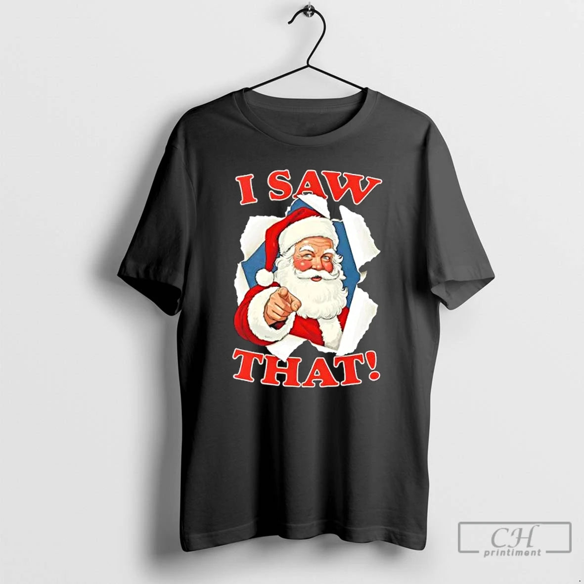 Classic 2025 Santa Claus I Saw That Christmas T-Shirts, Hoodie, Sweatshirt | PopFlextees.com