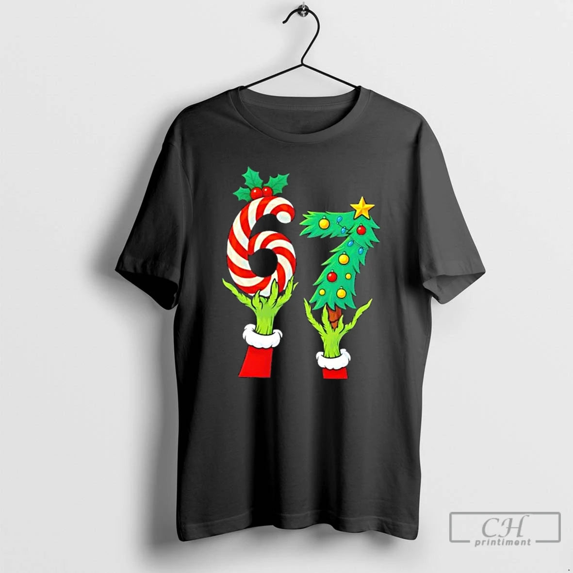 Classic 67 Christmas 6 7 Meme Hands Holiday Gen Alpha T-Shirts, Hoodie, Sweatshirt | PopFlextees.com