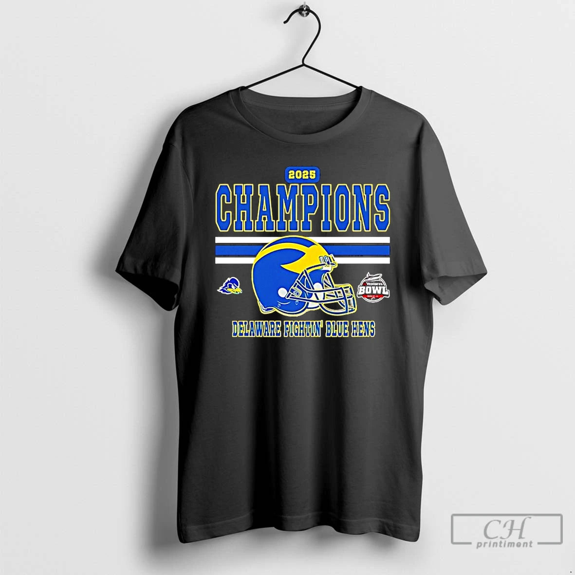Classic 68 Ventures Bowl Champions 2025 Delaware Fightin Blue Hens T-Shirts, Hoodie, Sweatshirt | PopFlextees.com