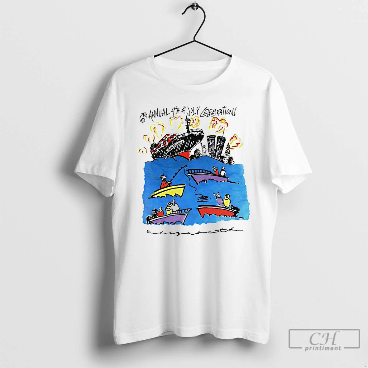 Classic 6th Annual 4th Of July Celebration Graphics T-Shirts, Hoodie, Sweatshirt | PopFlextees.com