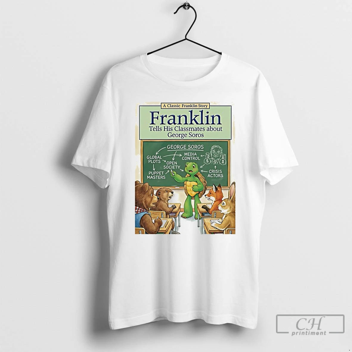Classic A Classic Franklin Story Tells His Classmates About George Soros T-Shirts, Hoodie, Sweatshirt | PopFlextees.com
