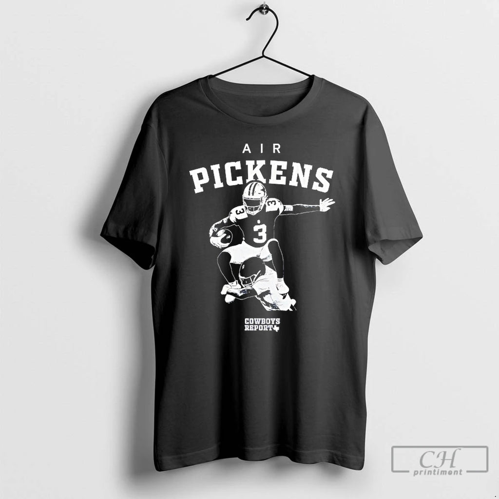 Classic Air Pickens Cowboys Report George Pickens Dallas Cowboys T-Shirts, Hoodie, Sweatshirt | PopFlextees.com