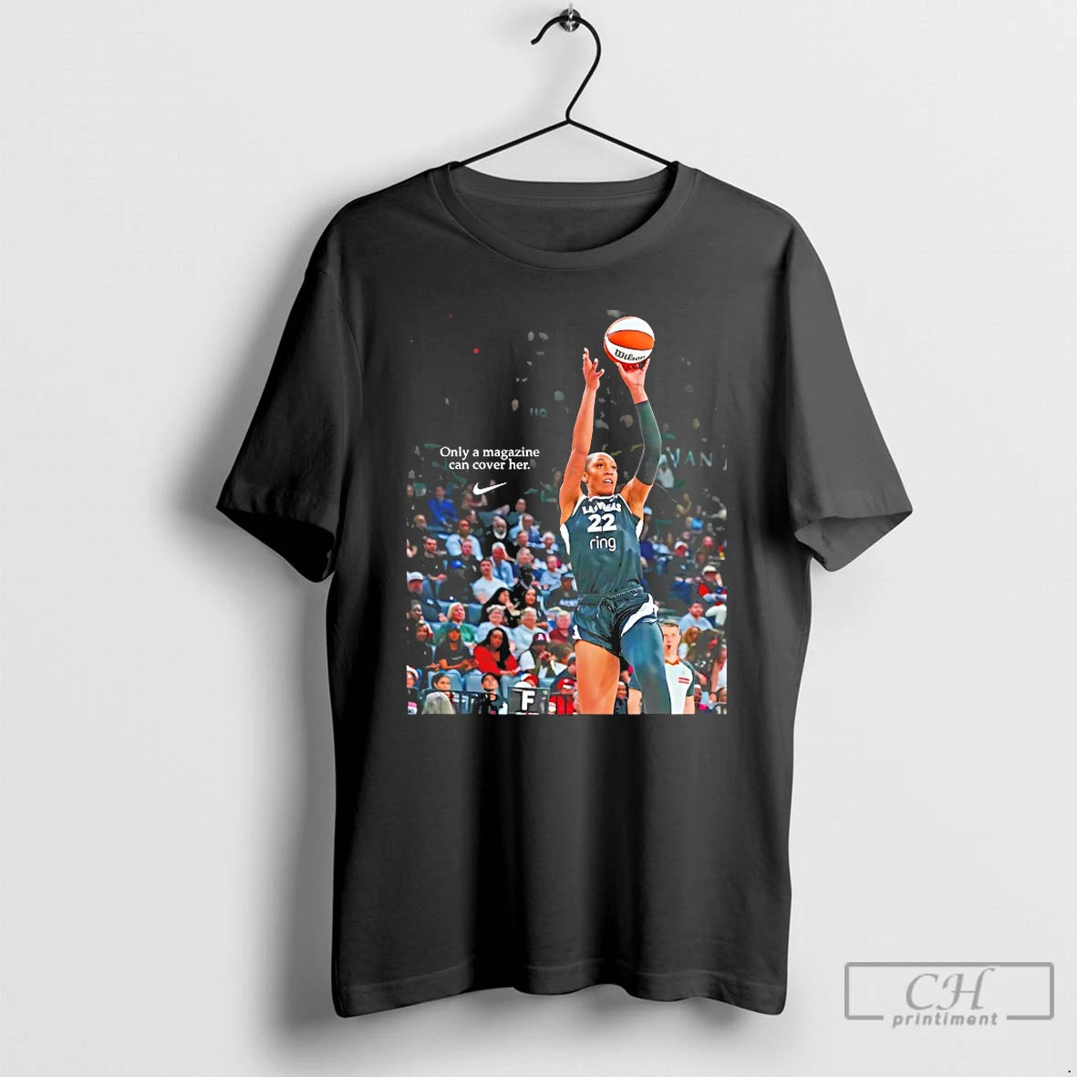 Classic Aja Wilson Only A Magazine Can Cover Her T-Shirts, Hoodie, Sweatshirt | PopFlextees.com