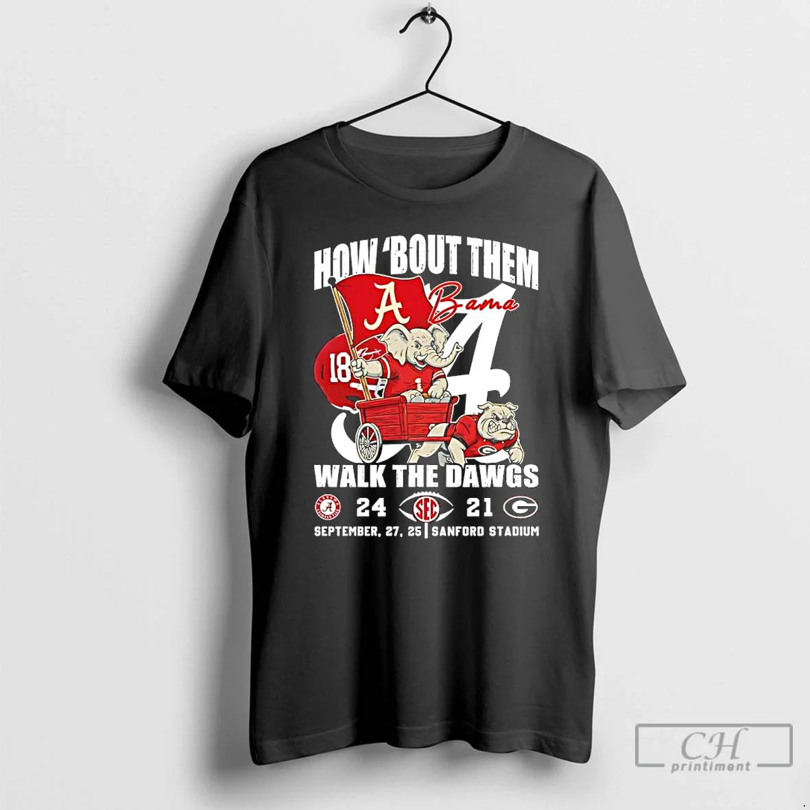 Classic Alabama 18 Beat Georgia 24 21 How Bout Them Walk Dawgs 2025 T-Shirts, Hoodie, Sweatshirt