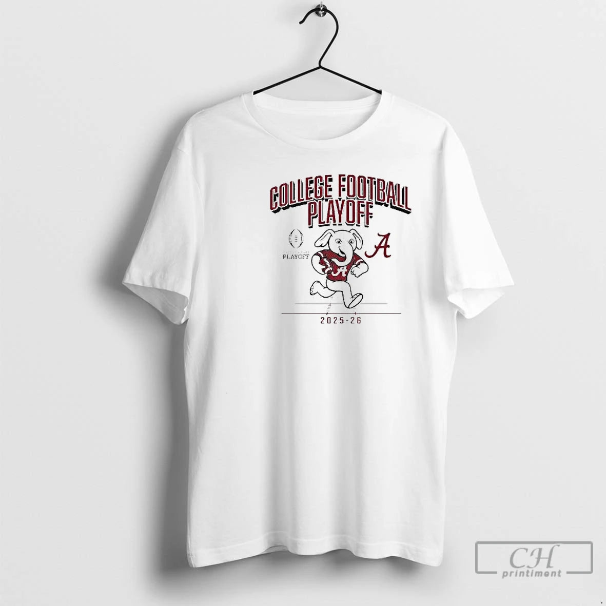 Classic Alabama Football Cfp Mascot 2025 2026 Circle White T-Shirts, Hoodie, Sweatshirt | PopFlextees.com