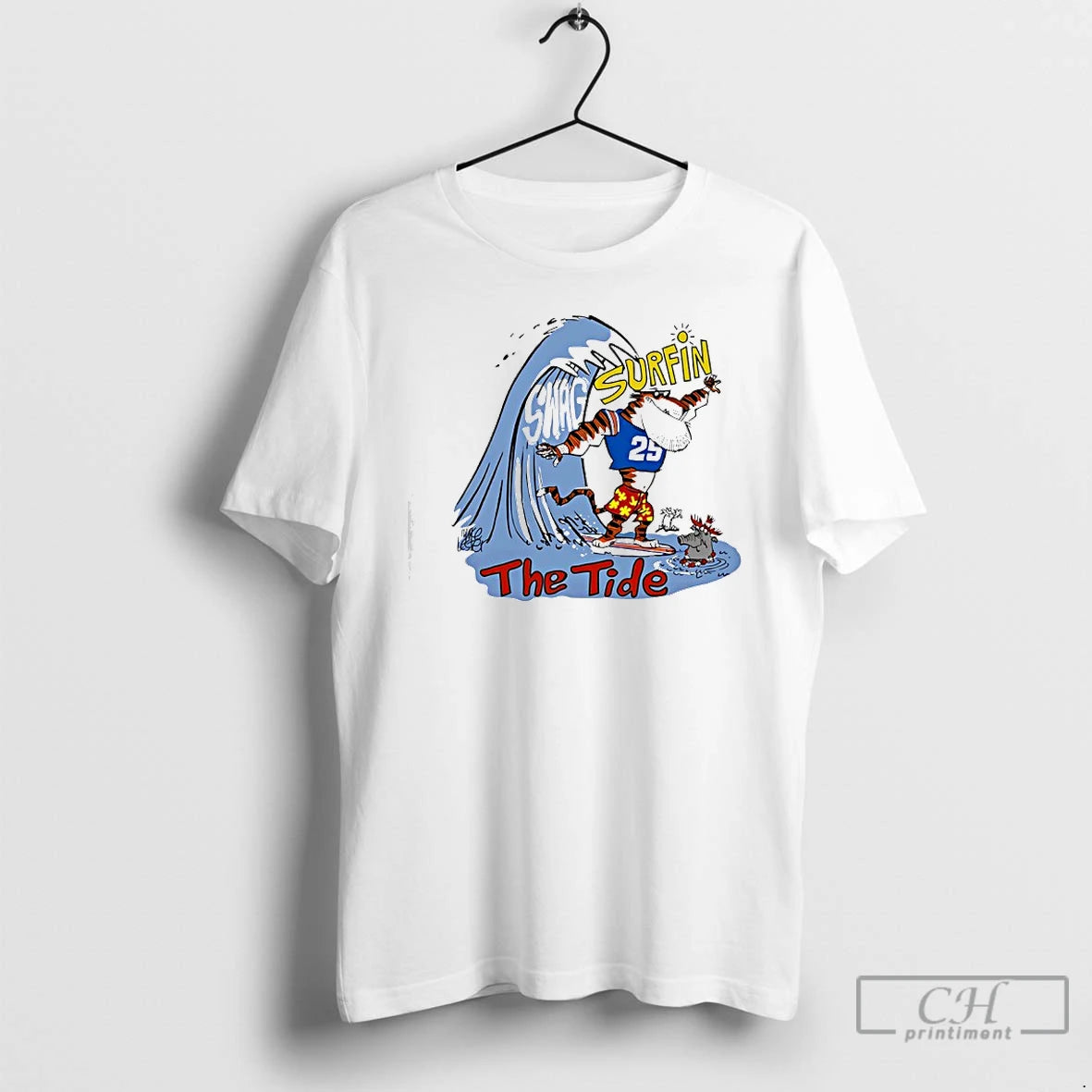 Classic Alabama Gameday Tiger Mascot Surfin Tide T-Shirts, Hoodie, Sweatshirt