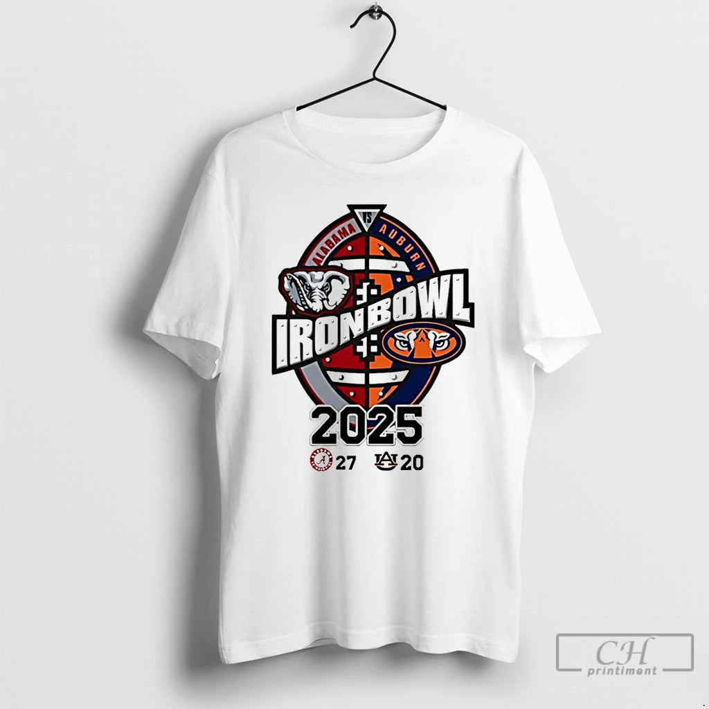 Classic Alabama Vs Auburn 2025 Iron Bowl 27 20 Score Christmas T-Shirts, Hoodie, Sweatshirt | PopFlextees.com