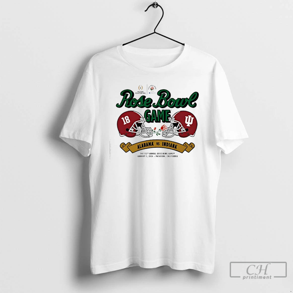 Classic Alabama And Indiana Playoff Rose Bowl Game 2026 T-Shirts, Hoodie, Sweatshirt | PopFlextees.com