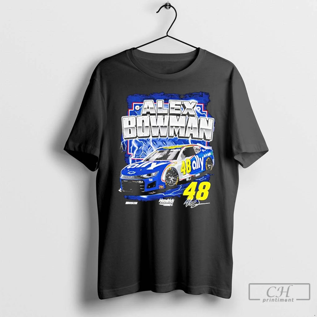 Classic Alex Bowman Hendrick Motorsports Team Car Number 48 Signature T-Shirts, Hoodie, Sweatshirt