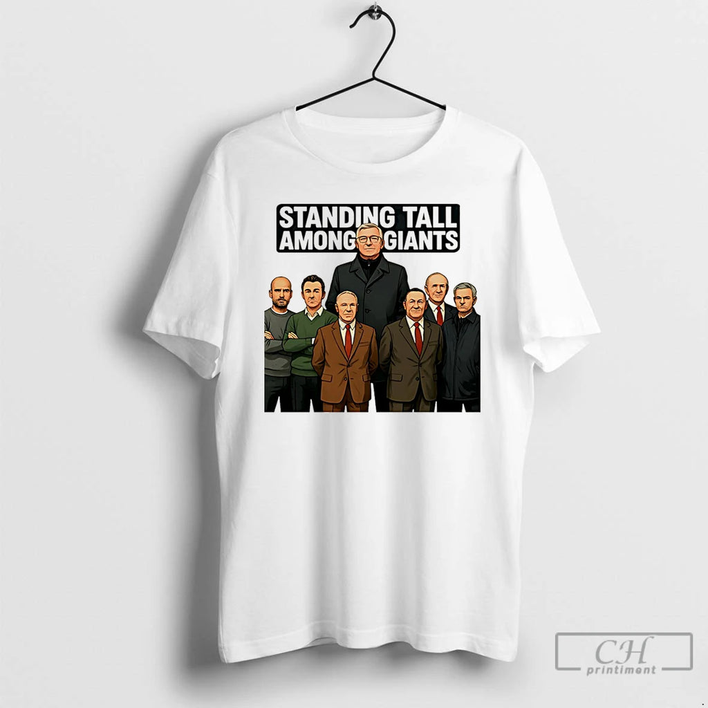 Classic Alex Ferguson Standing Tall Among Giants Christmas T-Shirts, Hoodie, Sweatshirt | PopFlextees.com