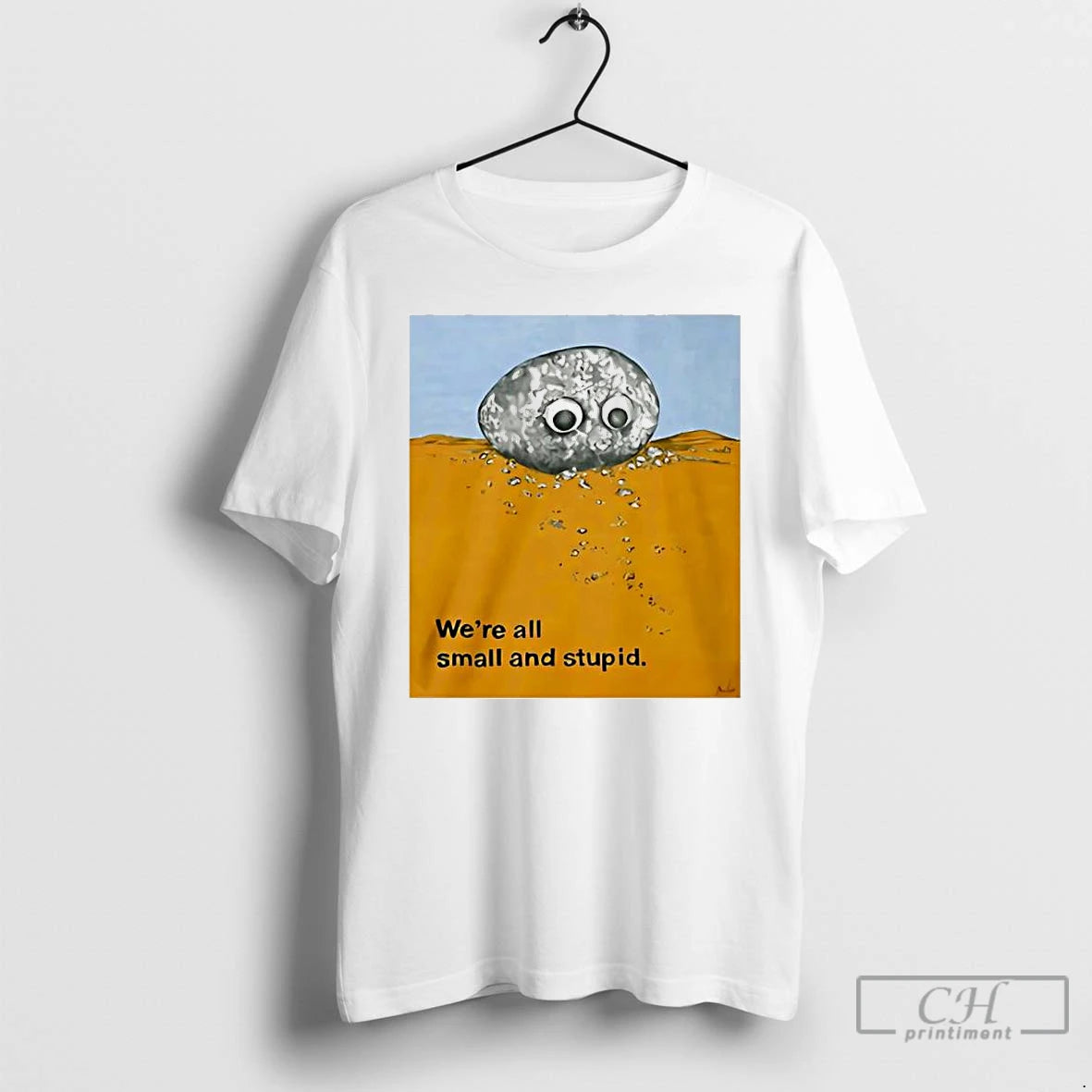 Classic Alex Rochon Wearing Were All Small And Stupid T-Shirts, Hoodie, Sweatshirt | PopFlextees.com