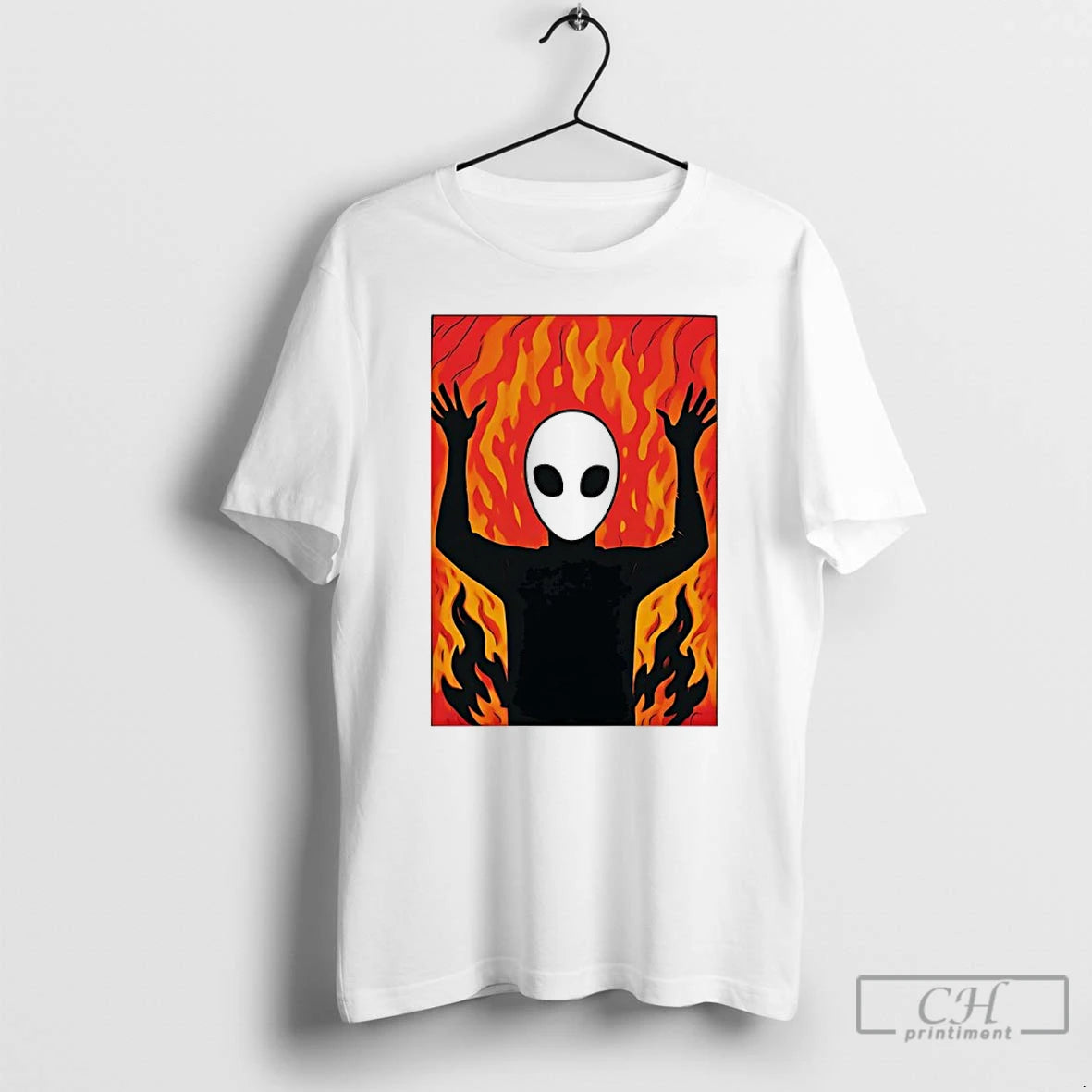 Classic Alien Fire Meme T-Shirts, Hoodie, Sweatshirt | PopFlextees.com