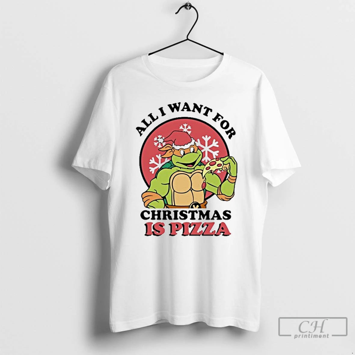 Classic All I Want For Christmas Is Pizza T-Shirts, Hoodie, Sweatshirt | PopFlextees.com