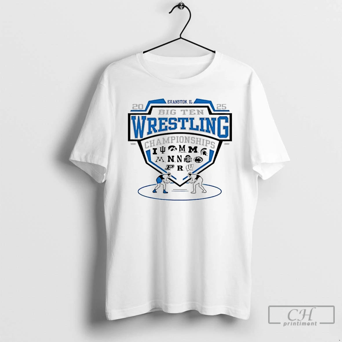 Classic All Team 2025 Big Ten Wrestling Tournament Championship T-Shirts, Hoodie, Sweatshirt | PopFlextees.com