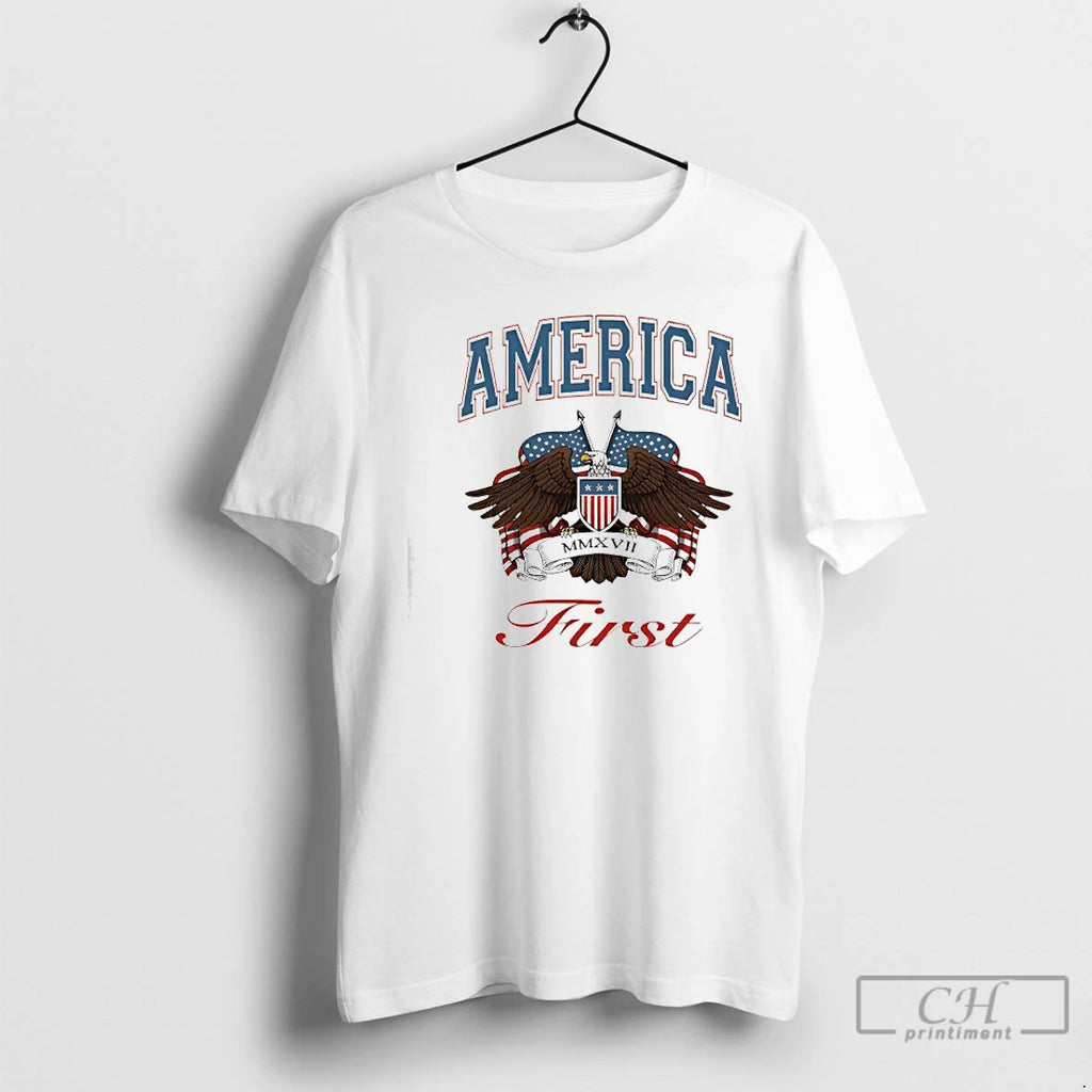 Classic America First Vintage Eagle T-Shirts, Hoodie, Sweatshirt | PopFlextees.com