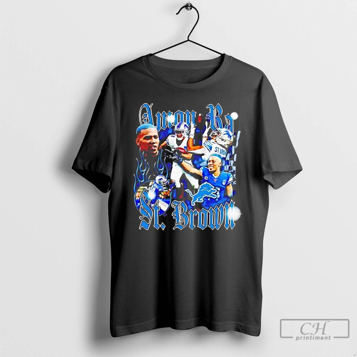 Classic Amon Ra St Brown Detroit Lions Notorious T-Shirts, Hoodie, Sweatshirt | PopFlextees.com
