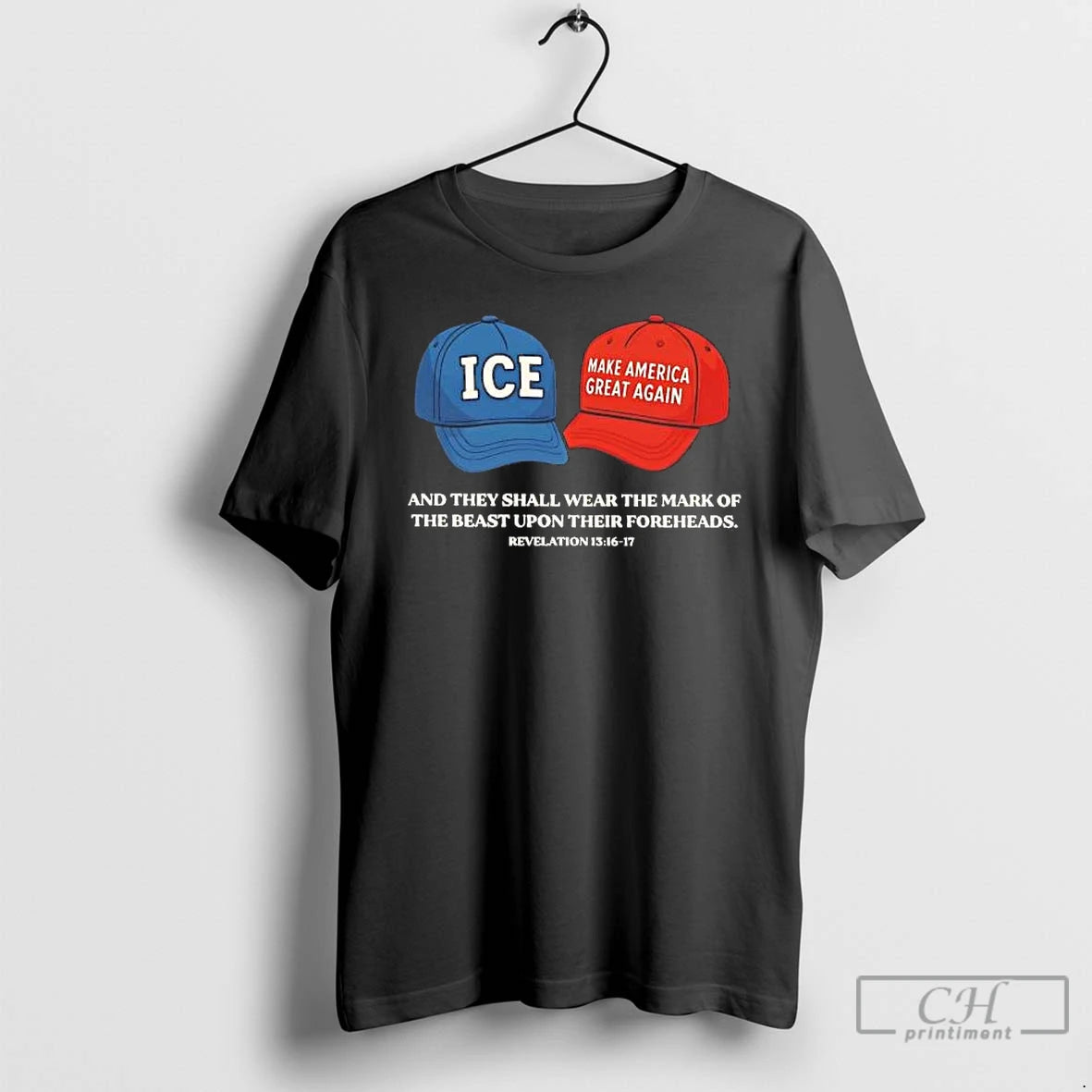 Classic And They Shall Wear The Mark Of The Beast Upon Foreheads Maga Ice T-Shirts, Hoodie, Sweatshirt | PopFlextees.com