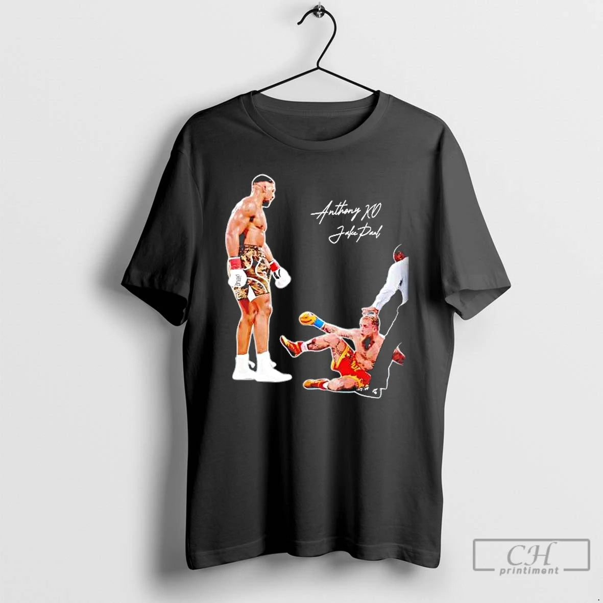Classic Anthony Joshua Knockout Jake Paul T-Shirts, Hoodie, Sweatshirt | PopFlextees.com