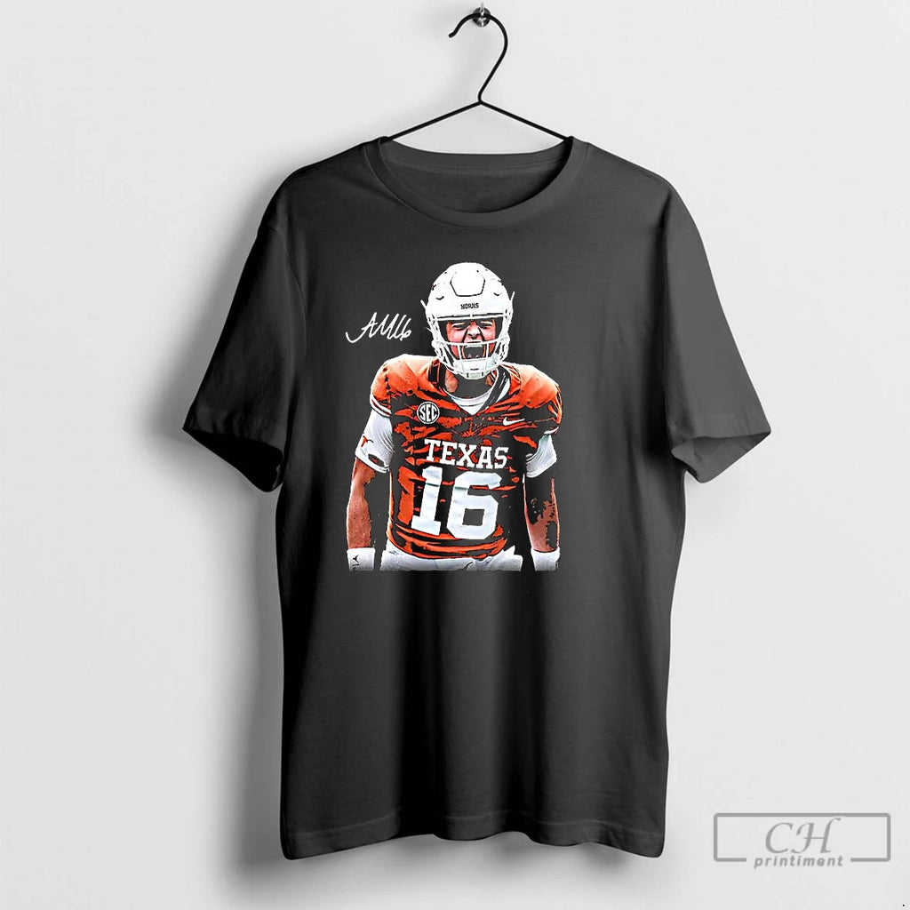 Classic Arch Manning Texas Longhorns Ncaa Locked In Signature T-Shirts, Hoodie, Sweatshirt | PopFlextees.com