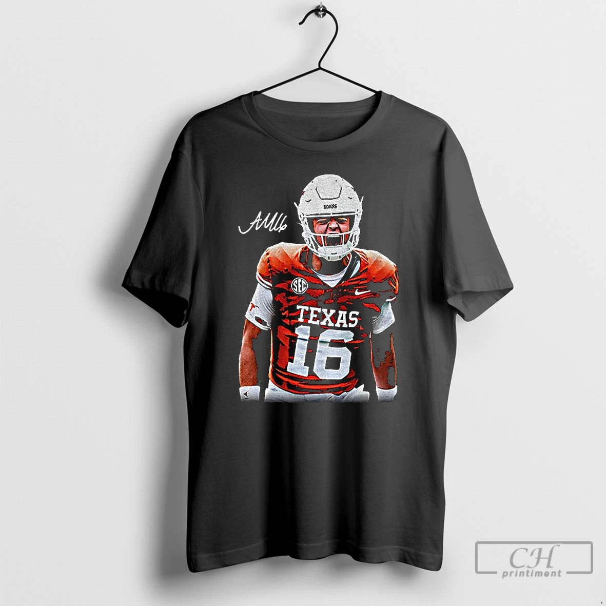 Classic Arch Manning Shout Loudly Texas Longhorns Football Signature T-Shirts, Hoodie, Sweatshirt