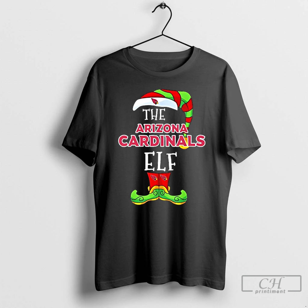 Classic Arizona Cardinals Christmas Elf T-Shirts, Hoodie, Sweatshirt | PopFlextees.com