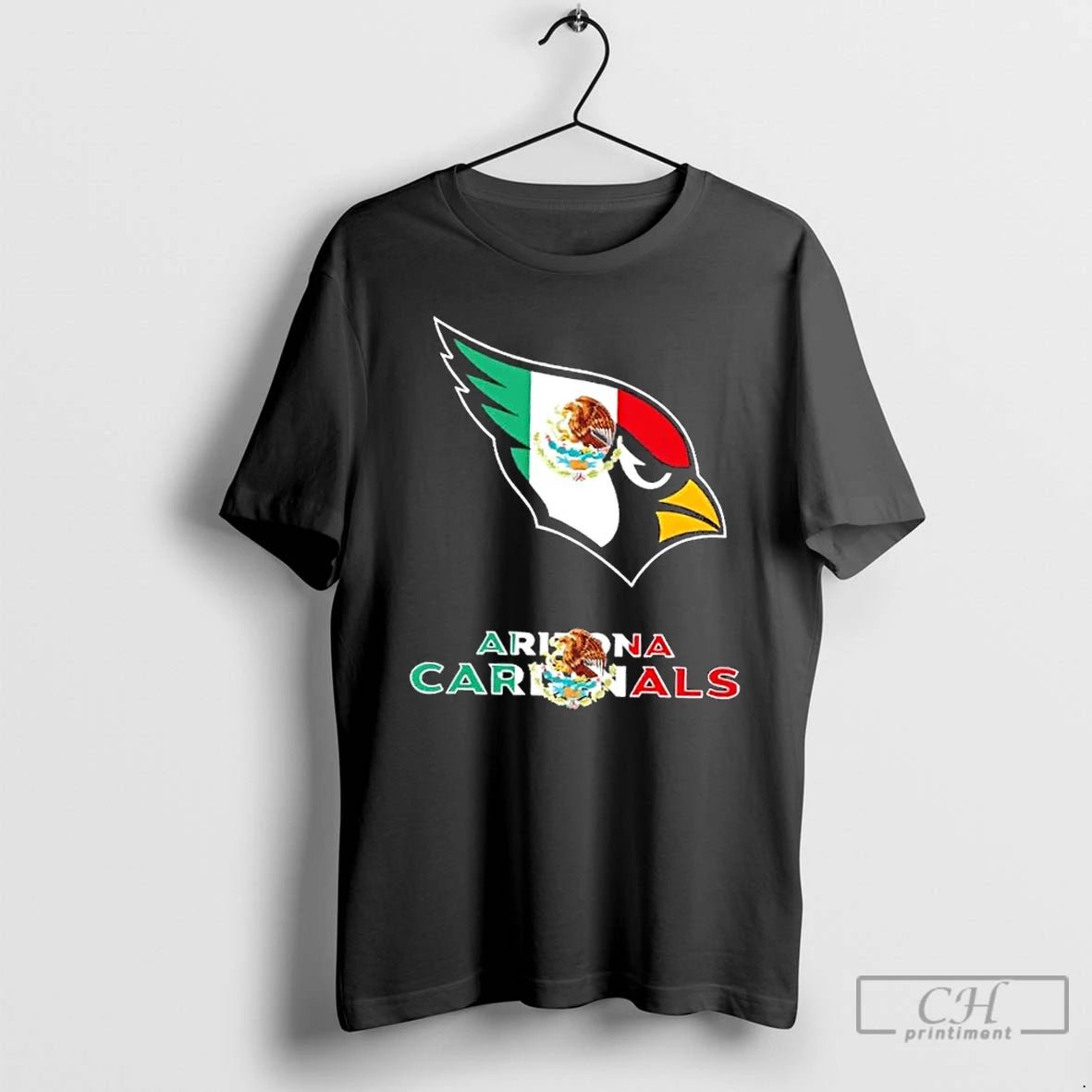 Classic Arizona Cardinals Football X Mexican Flag Logo T-Shirts, Hoodie, Sweatshirt | PopFlextees.com