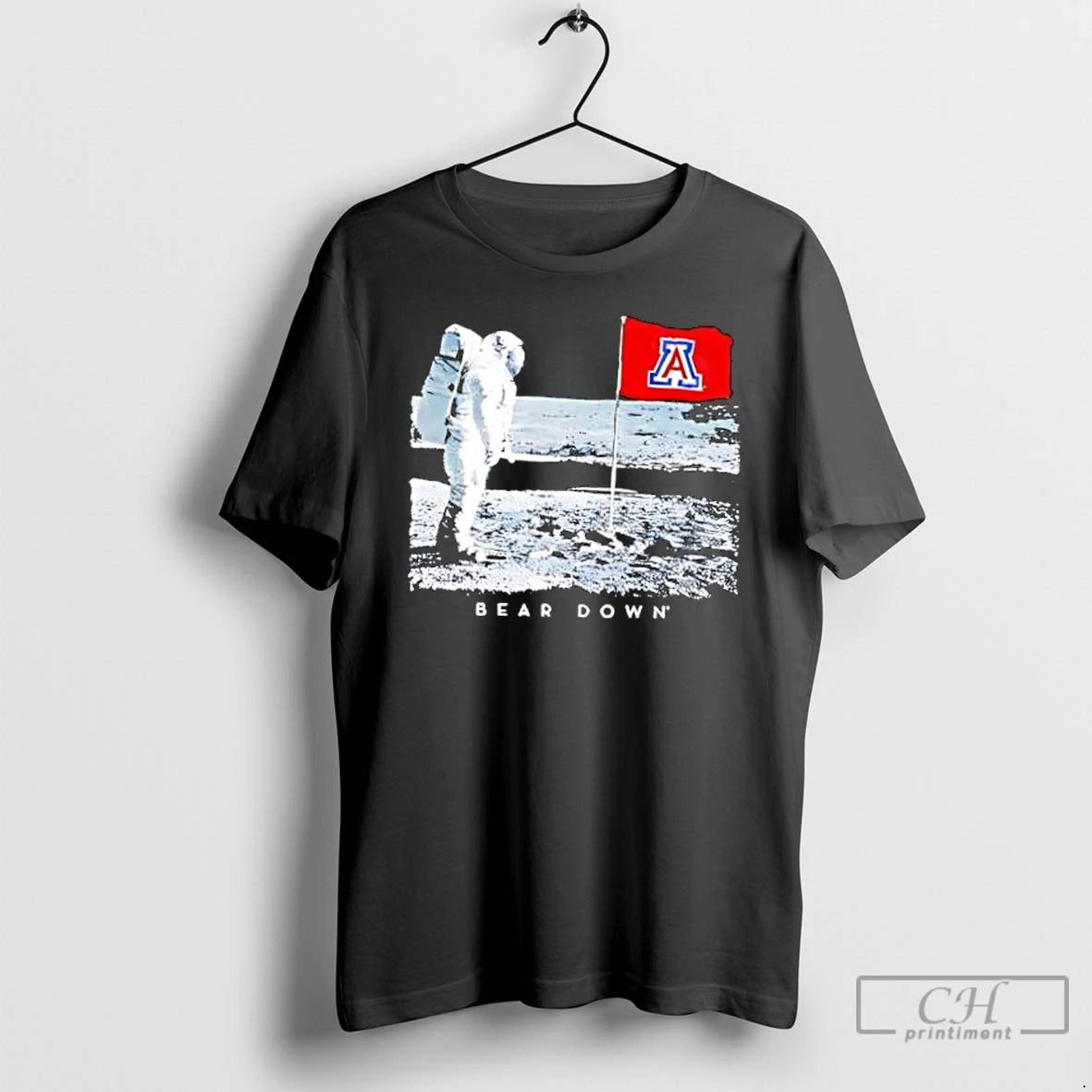 Classic Arizona Wildcats Moon Landing Bear Down Stylish T-Shirts, Hoodie, Sweatshirt | PopFlextees.com