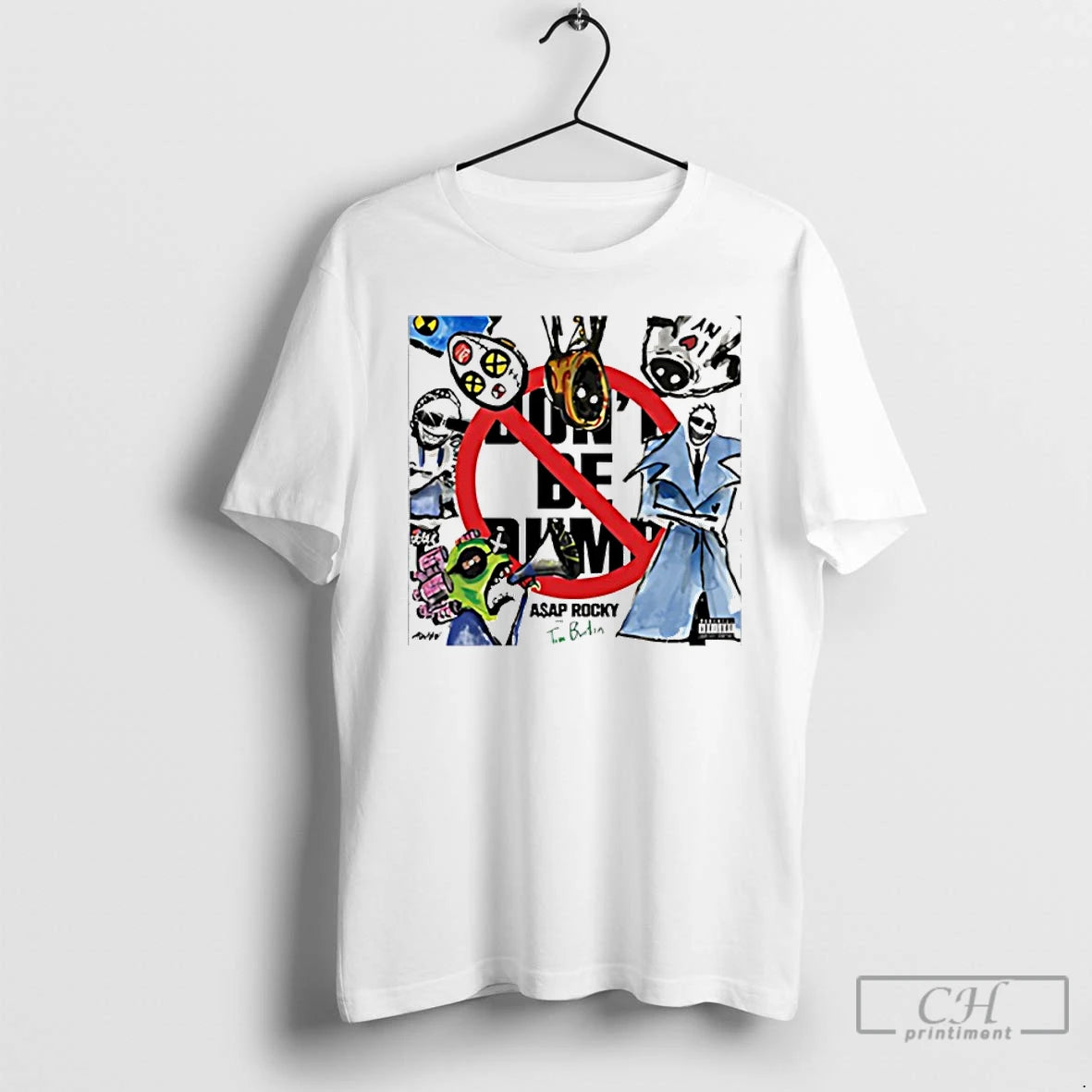Classic Asap Rocky Dont Be Dumb Cover T-Shirts, Hoodie, Sweatshirt | PopFlextees.com