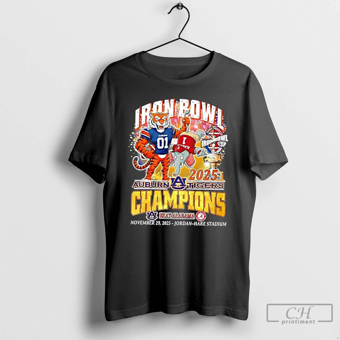 Classic Auburn Tigers Iron Bowl Champions 2025 Beat Alabama T-Shirts, Hoodie, Sweatshirt | PopFlextees.com