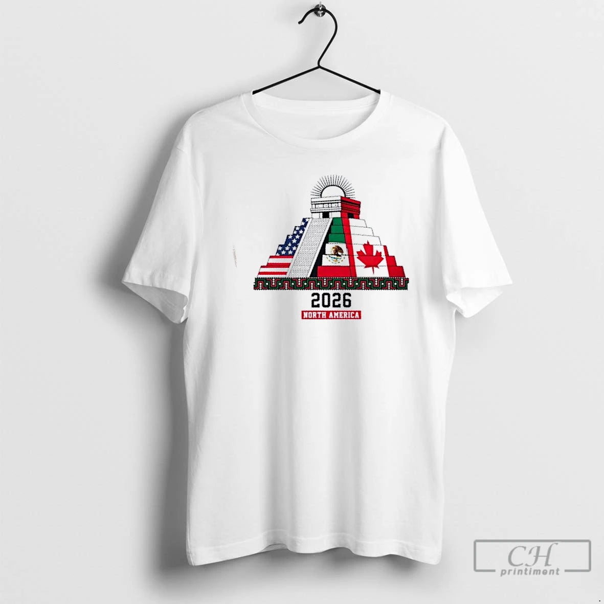 Classic Aztec Temple North America Soccer 2026 T-Shirts, Hoodie, Sweatshirt | PopFlextees.com