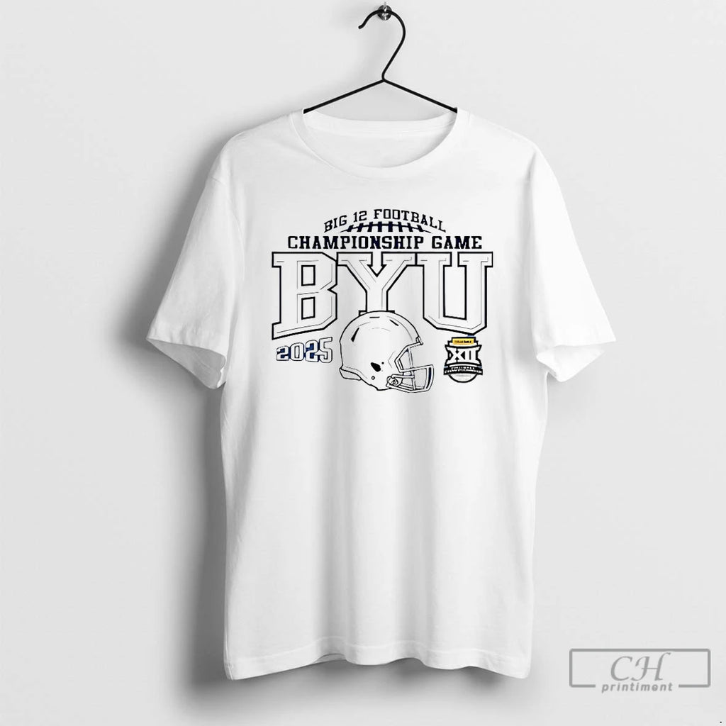 Classic Byu Cougars 2025 Big 12 Championship Game Bound T-Shirts, Hoodie, Sweatshirt | PopFlextees.com