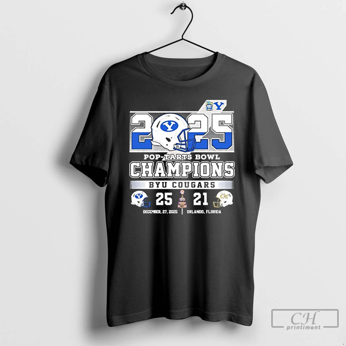Classic Byu Cougars 2025 Pop Tarts Bowl Champions 25 21 T-Shirts, Hoodie, Sweatshirt | PopFlextees.com