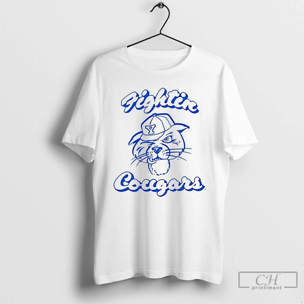 Classic Byu Cougars Fightin Cougars T-Shirts, Hoodie, Sweatshirt | PopFlextees.com